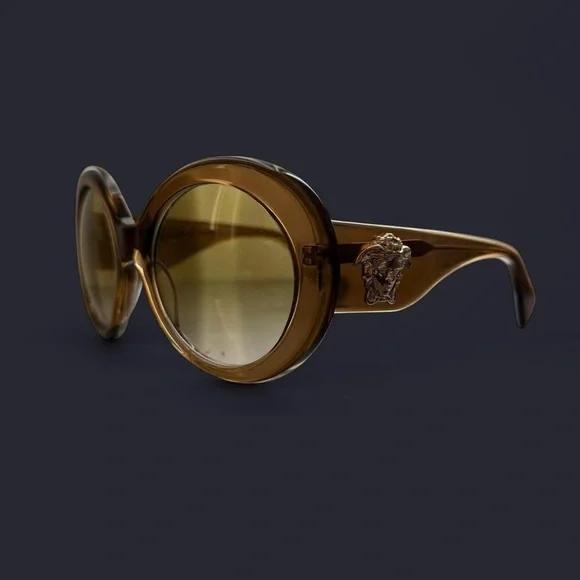 Versace Gold and Tan Women\'s Sunglasses Versace Women main image 4